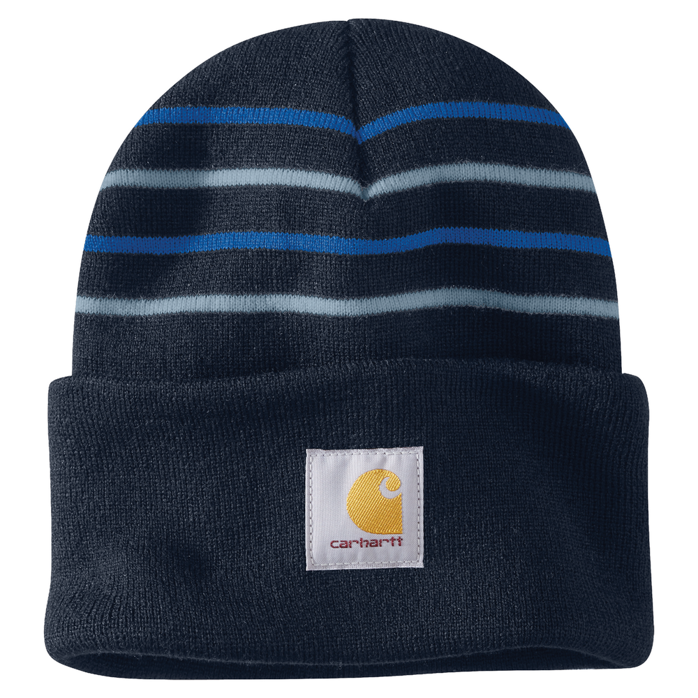 Knit Stripe Beanie | Carhartt 106338 – The Workwear Store