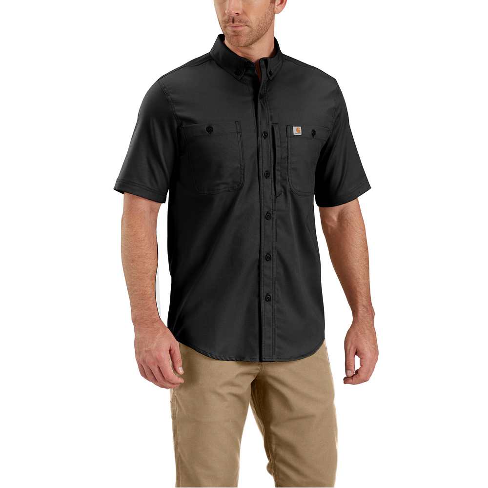 RUGGED PROFESSIONAL™ SERIES Relaxed Fit Canvas Short Sleeve Work