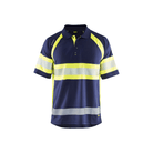 Visibility Polo - 8933-Navy Blue/Yellow Hi-Viz | Blaklader 34681051