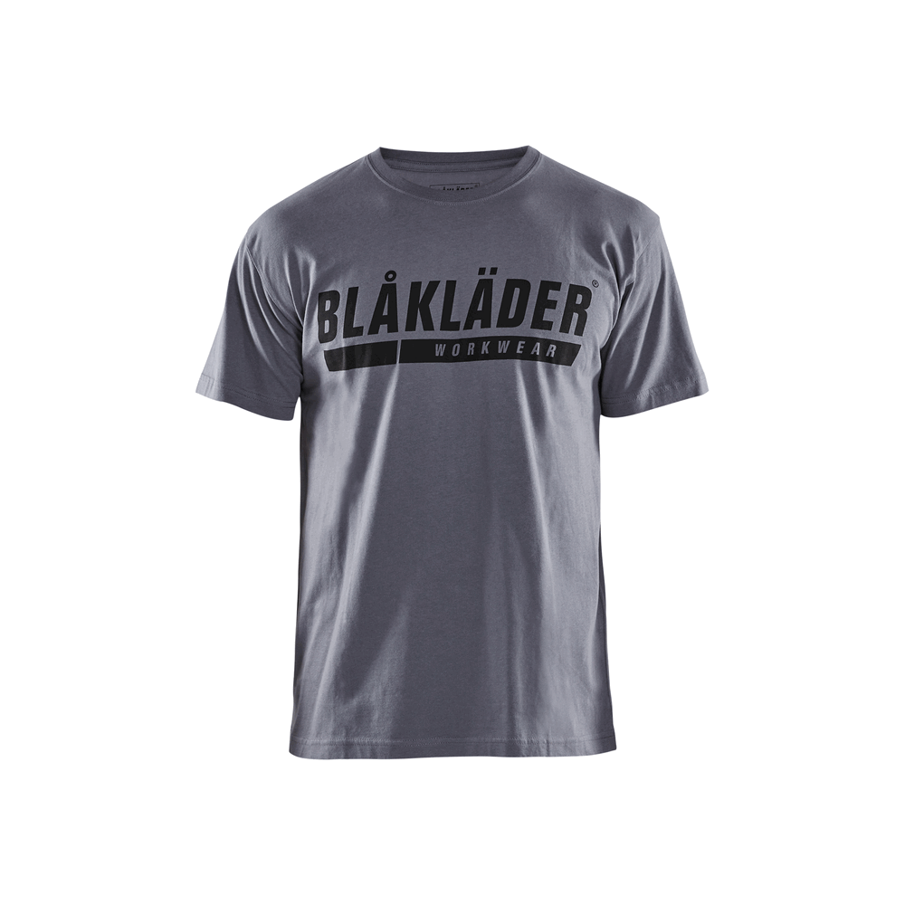 Short Sleeve Branded T-Shirt - 9400-Grey | Blaklader 35551042