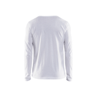 Long Sleeve Branded T-Shirt - 1000-White | Blaklader 35571042