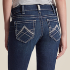 R.E.A.L. Mid Rise  Icon Stackable Straight Leg Jean - 400-Ocean | Ariat 10017216