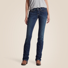 R.E.A.L. Mid Rise  Icon Stackable Straight Leg Jean - 400-Ocean | Ariat 10017216
