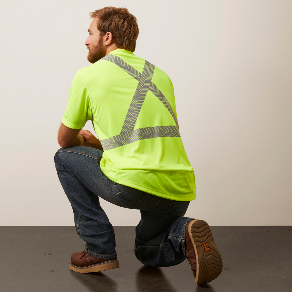 Rebar Hi-Vis Ansi T-Shirt - 700-Hi-Vis Yellow | Ariat 10039196
