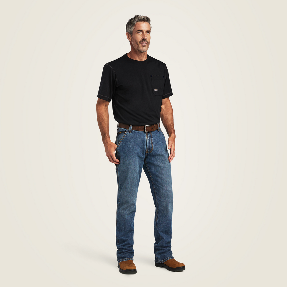 Rebar M4 Low Rise Durastretch Workhorse Boot Cut Jean - 400-Gabe | Ariat 10041086