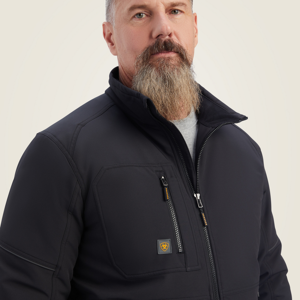 Rebar Dritek Durastretch  Insulated Jacket - 001-Black | Ariat 10041502