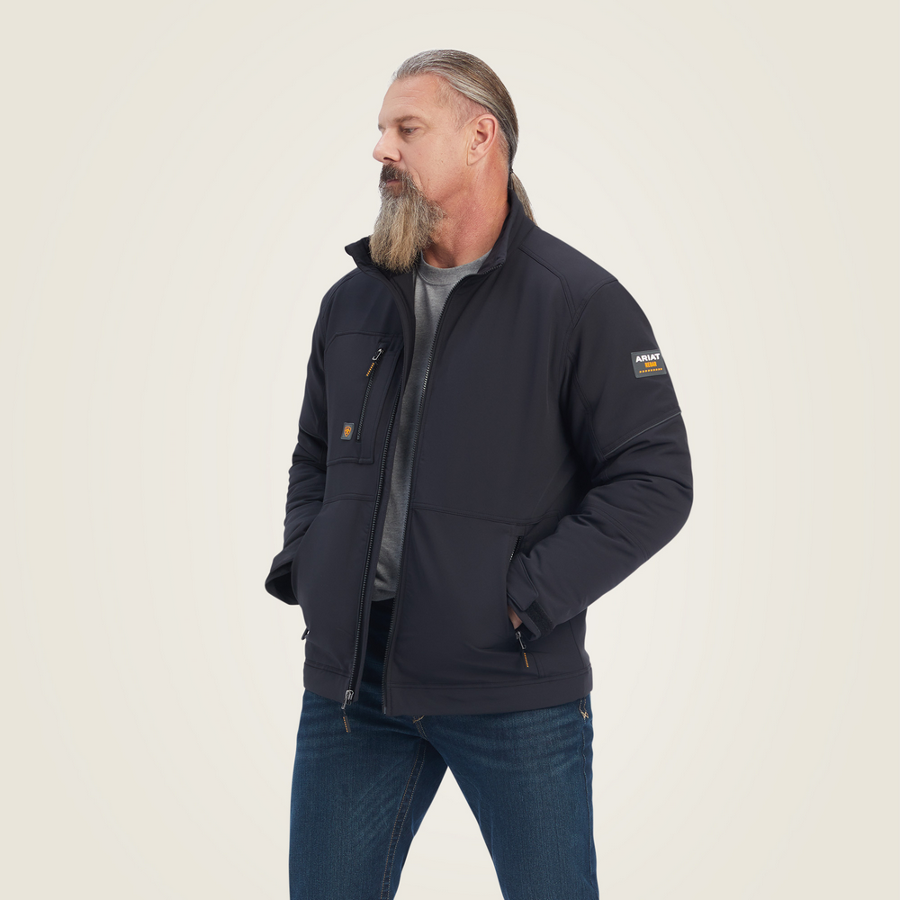 Rebar Dritek Durastretch  Insulated Jacket - 001-Black | Ariat 10041502