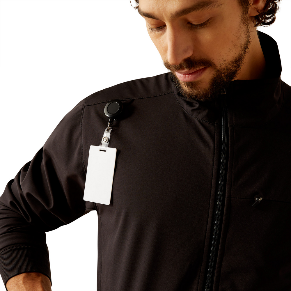 Conrad Utility Scrub Jacket - 001-Black | Ariat 10041884