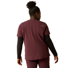 Clara 6 Pocket Scrub Top - 600-Winetasting | Ariat 10039713