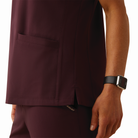 Clara 6 Pocket Scrub Top - 600-Winetasting | Ariat 10039713