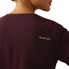 Clara 6 Pocket Scrub Top - 600-Winetasting | Ariat 10039713