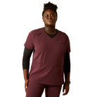 Clara 6 Pocket Scrub Top - 600-Winetasting | Ariat 10039713