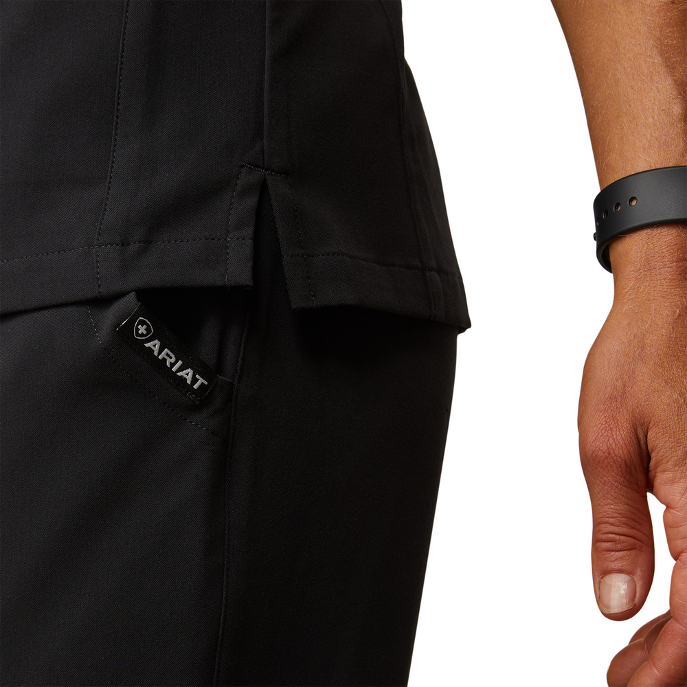Clara 6 Pocket Scrub Top - 001-Black | Ariat 10039716