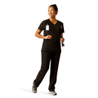 Clara 6 Pocket Scrub Top - 001-Black | Ariat 10039716