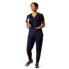 Clara 6 Pocket Scrub Top - 410-Navy | Ariat 10039717
