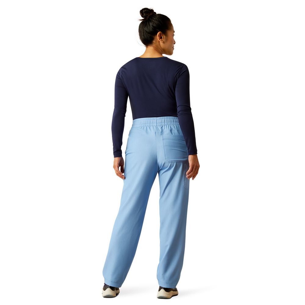 Nightingale Utility Stretch Scrub Pant - 400-Light Blue Heather | Ariat 10039951