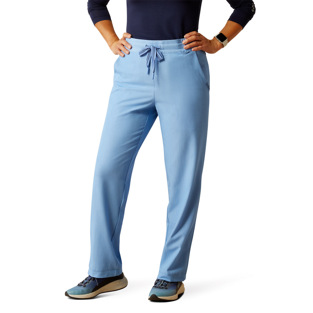 Nightingale Utility Stretch Scrub Pant - 400-Light Blue Heather | Ariat 10039951