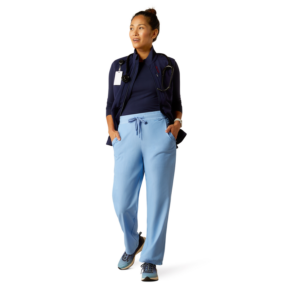 Nightingale Utility Stretch Scrub Pant - 400-Light Blue Heather | Ariat 10039951