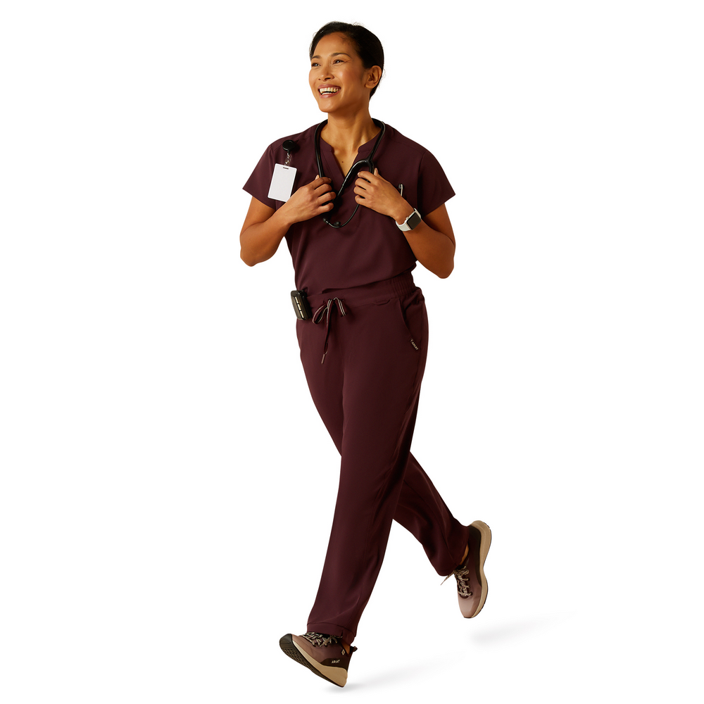 Nightingale Utility Stretch Scrub Pant - 600-Winetasting | Ariat 10039952