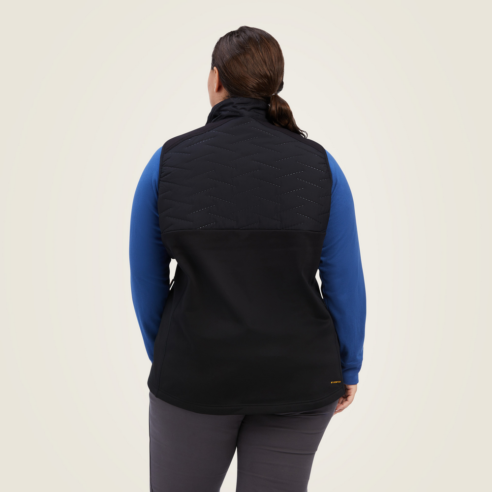 Rebar Cloud 9  Insulated Vest - 001-Black | Ariat 10041473