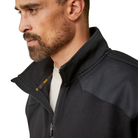 Rebar Workman Duracanvas 1/4 Zip Sweatshirt - 001-Black|Black | Ariat 10046401