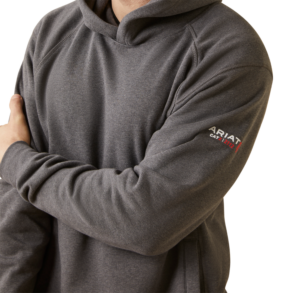 Fr Rev Pullover Hoodie - 010-Charcoal Heather | Ariat 10046643