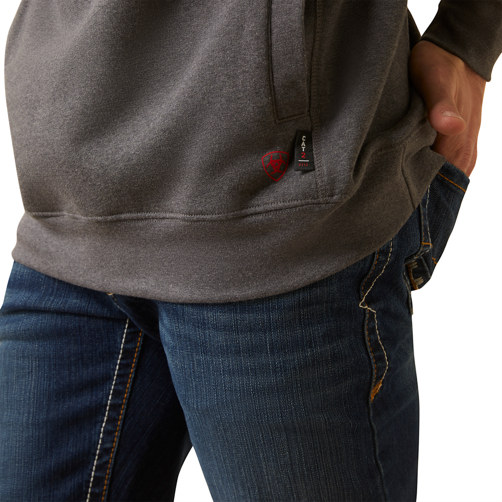 Fr Rev Pullover Hoodie - 010-Charcoal Heather | Ariat 10046643