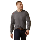 Fr Air True Grit T-Shirt - 010-Charcoal Heather | Ariat 10046660