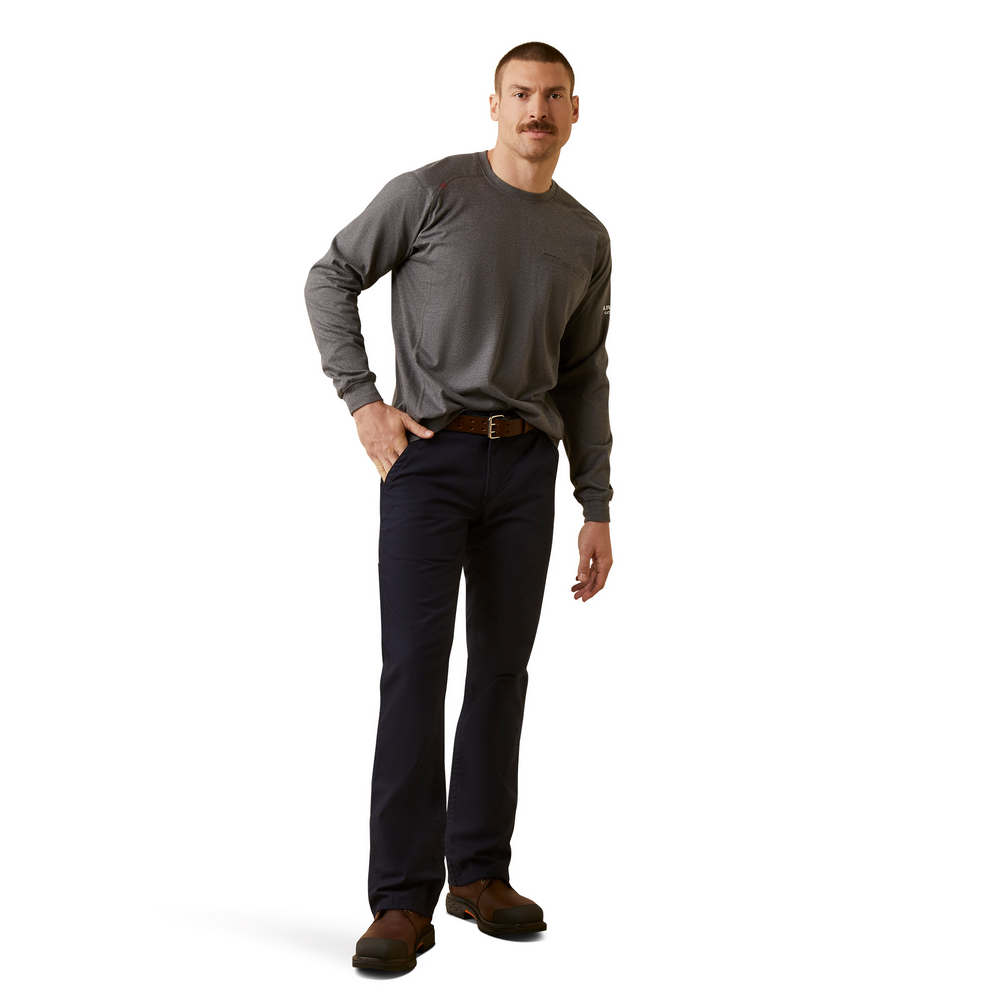 Fr Air True Grit T-Shirt - 010-Charcoal Heather | Ariat 10046660