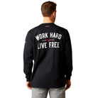 Fr Work Hard Live Free T-Shirt - 001-Black | Ariat 10052093