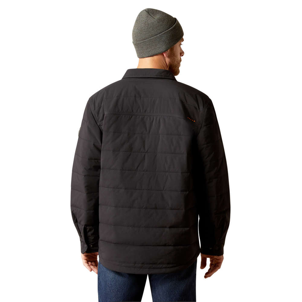 Rebar Cordura Ripstop Insulated Shirt Jacket - 001-Black | Ariat 10052120