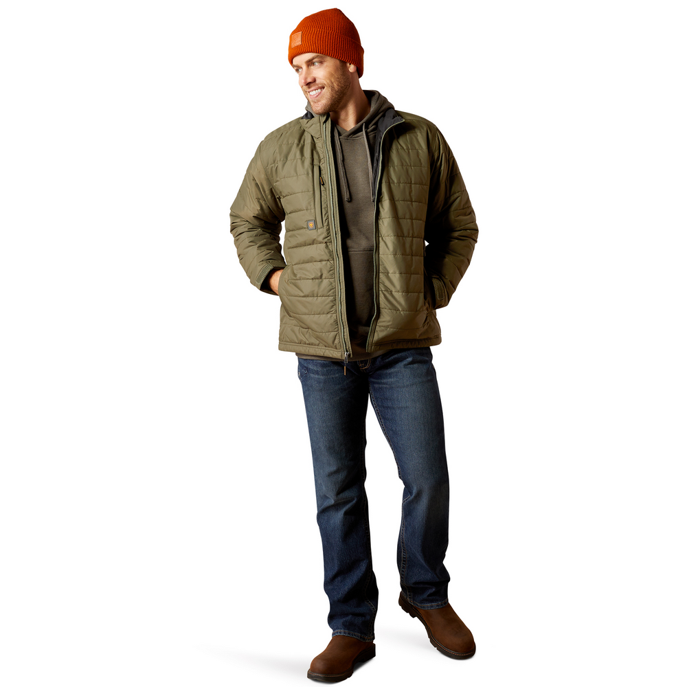 Rebar Cordura Ripstop Lightweight Insulated Jacket - 300-Beetle | Ariat 10052553