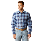 Fr  Bighorn  Snap Work Shirt - 400-Powder Blue | Ariat 10052931