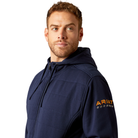 Rebar All-Weather Insulated Full Zip Hoodie - 410-Navy | Ariat 10053058
