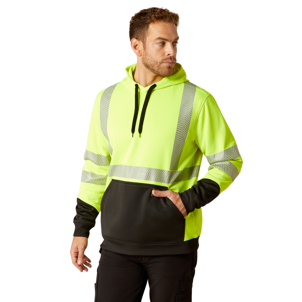 Rebar Hi-Vis Hoodie - 700-Hi-Vis Yellow | Ariat 10053064