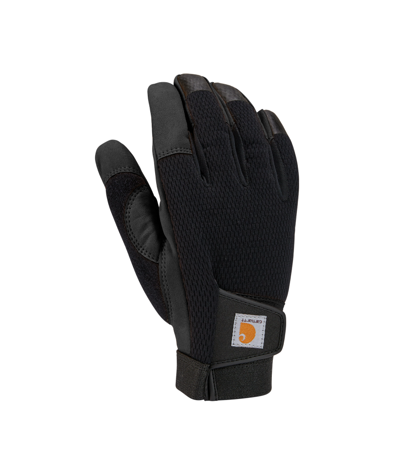 Men's Synth Leather High Dexterity Touch Sensitive Secure Cuff BLK-Black | Carhartt GD0779M