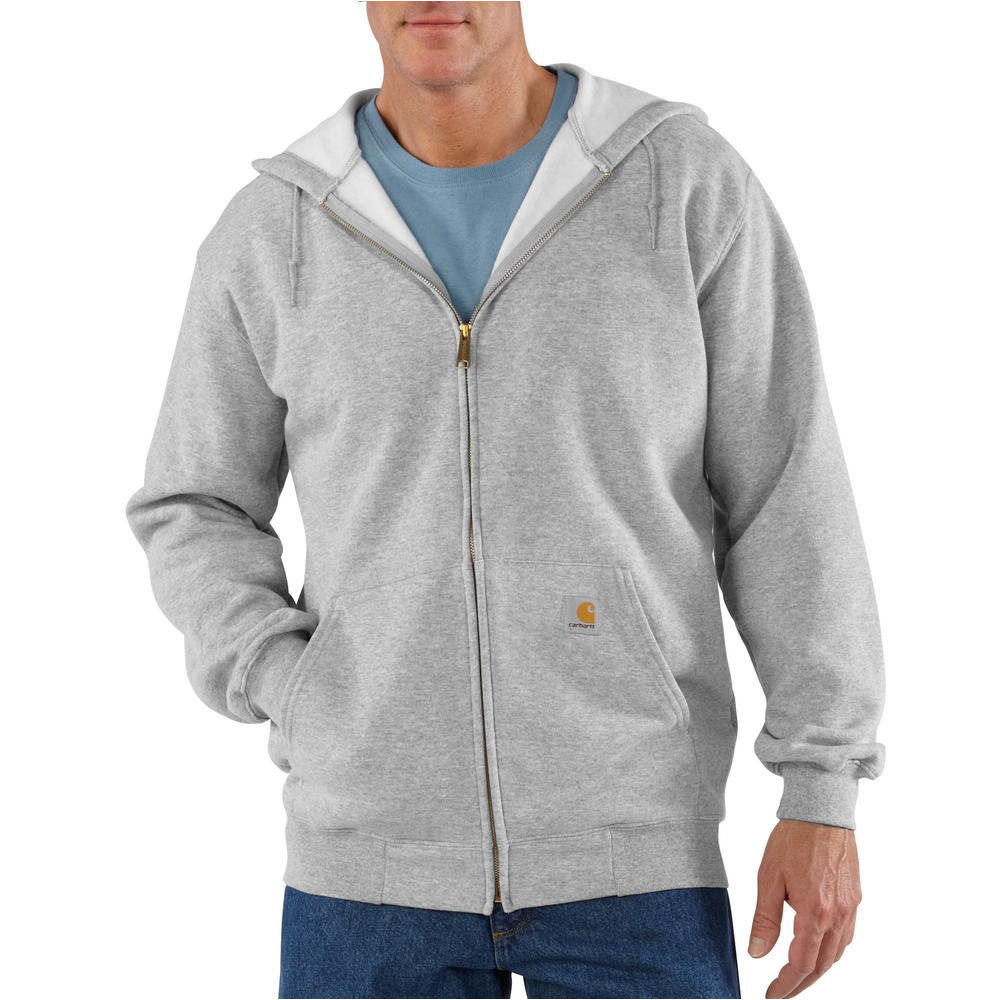 ヒロユイ Men's Midweight Hooded Zip Front Sweatshirt | Carhartt K122 – The
