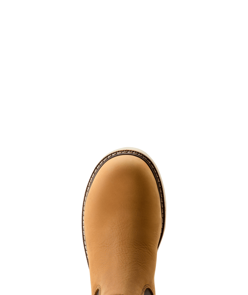 Rebar Wedge Chelsea Waterproof Composite Toe Work Boot BRN-Antique Brown | Ariat 10053719