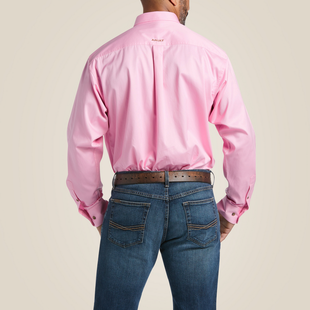Solid Twill  Classic Fit Shirt - 650-Prism Pink | Ariat 10016692