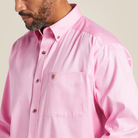 Solid Twill  Classic Fit Shirt - 650-Prism Pink | Ariat 10016692