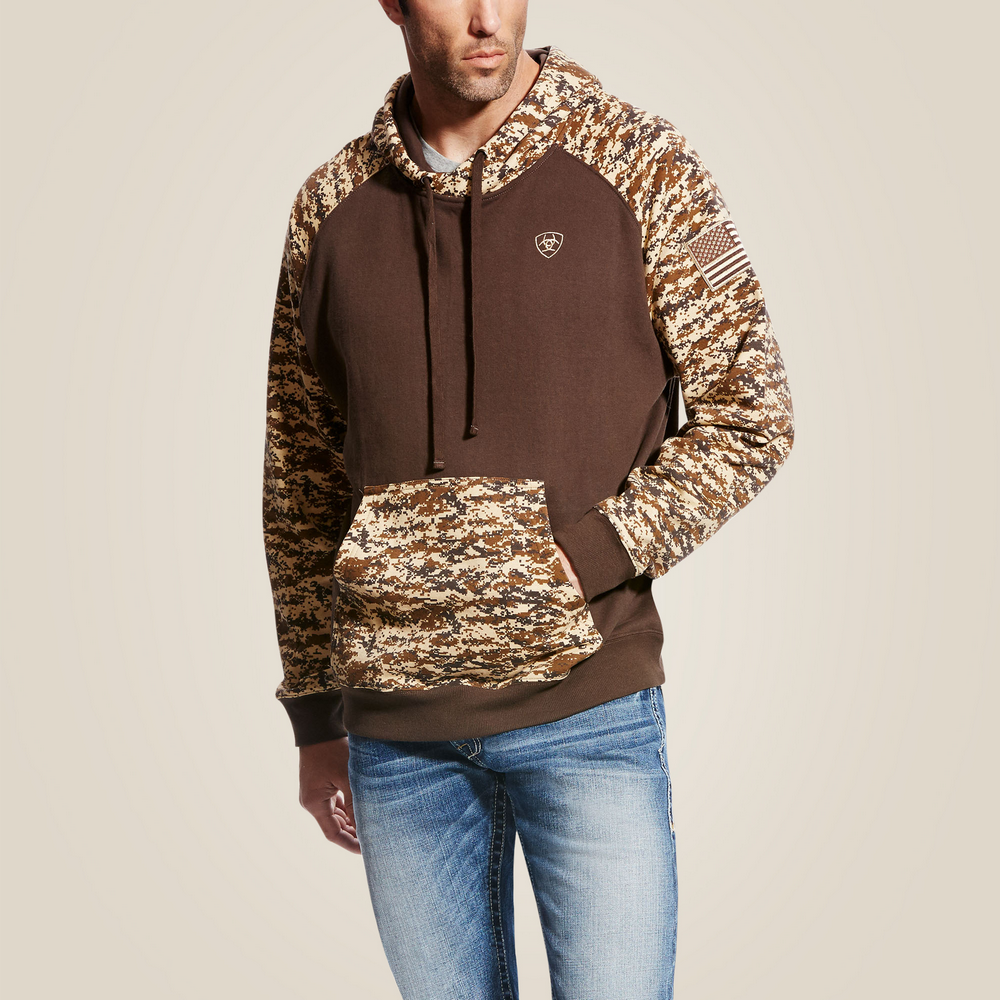 Patriot Hoodie - 250-Desert Digi Camo | Ariat 10022684