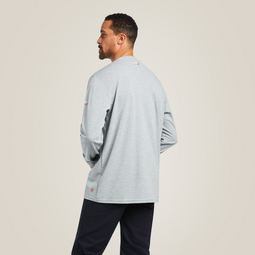 Fr Max Protect Inherent T-Shirt - 020-Heather Grey | Ariat 10039228