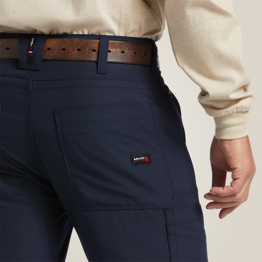 Fr M5 Straight  Duralight Ripstop Straight Leg Pant - 410-Navy | Ariat 10039284