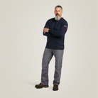 Fr Stretch Logo T-Shirt - 410-Navy|Usa | Ariat 10039294