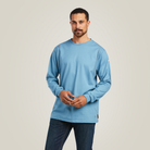 Fr Ac Crew T-Shirt - 400-Steel Blue | Ariat 10039398