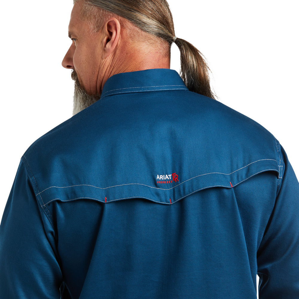 Fr Vented   Work Shirt - 400-Skyfall | Ariat 10039428