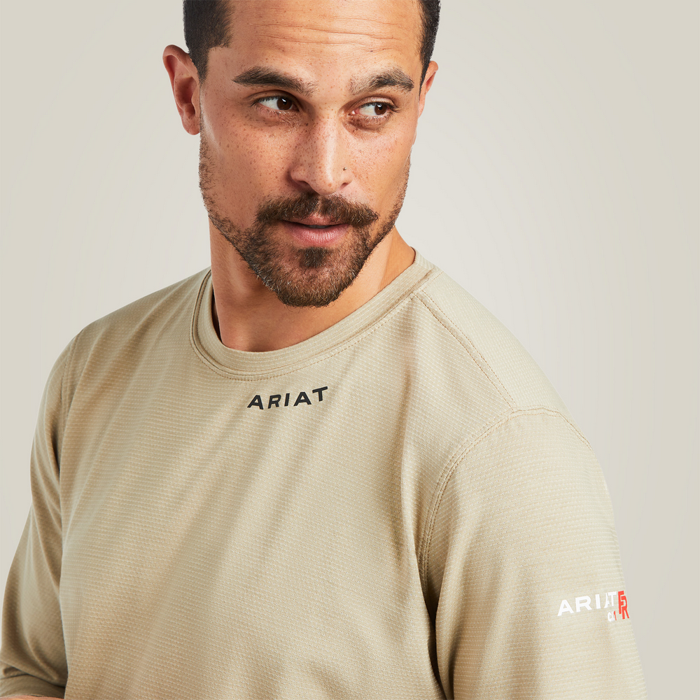 Fr Base Layer T-Shirt - 250-Khaki | Ariat 10039464