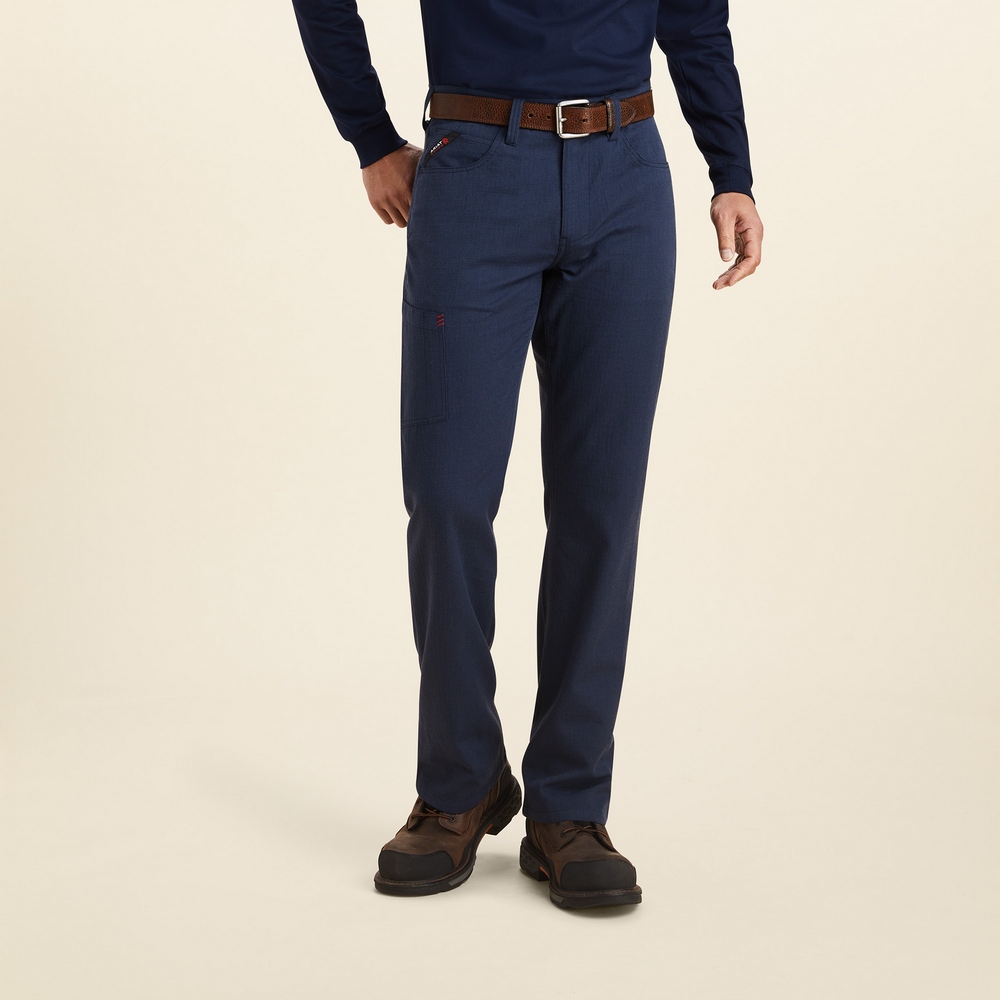 Fr M4 Relaxed  Crossfire Straight Pant - 410-Navy | Ariat 10043154