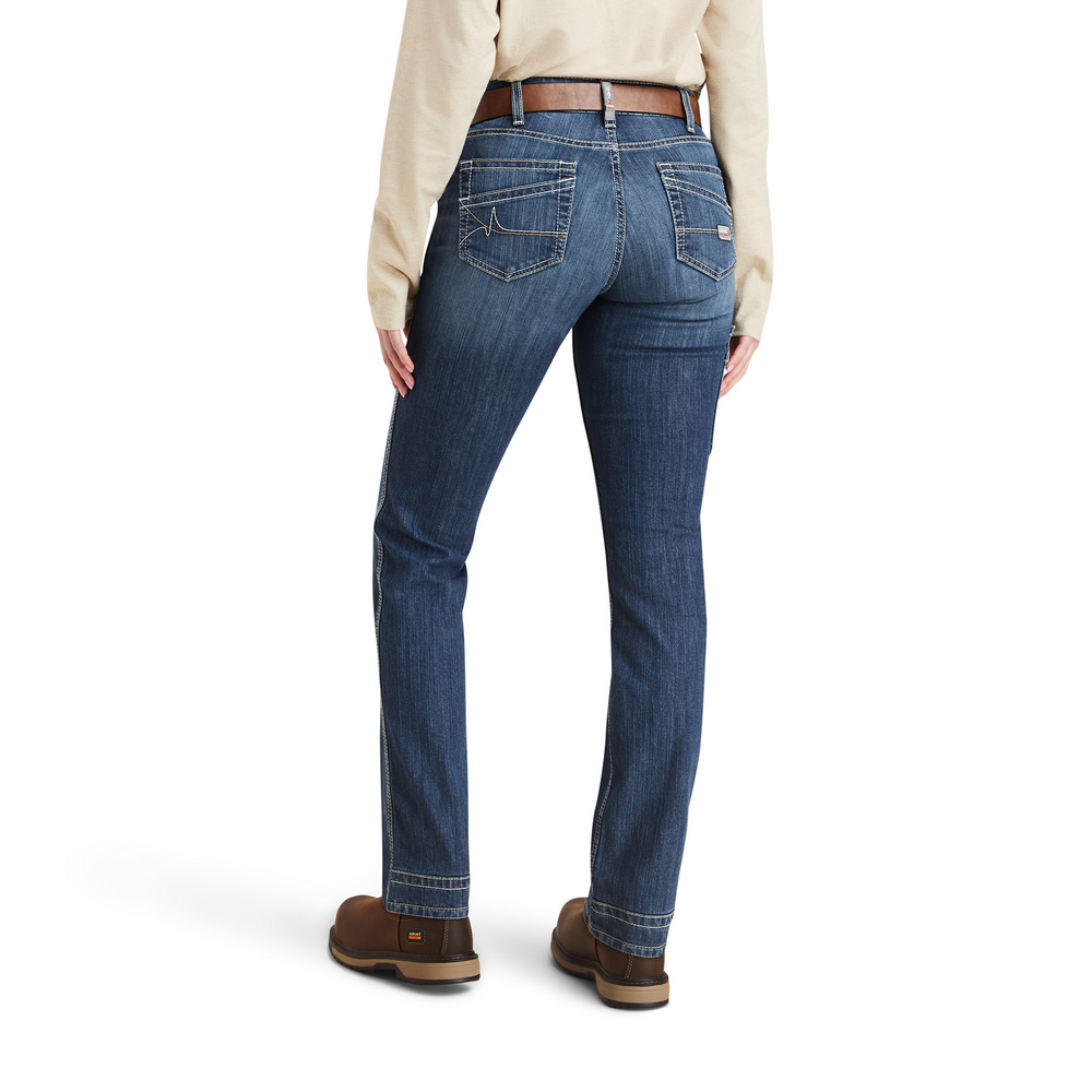 Fr Perfect Rise Duralight Stretch Cell Phone Straight Jean - 250-Lazuli | Ariat 10043155