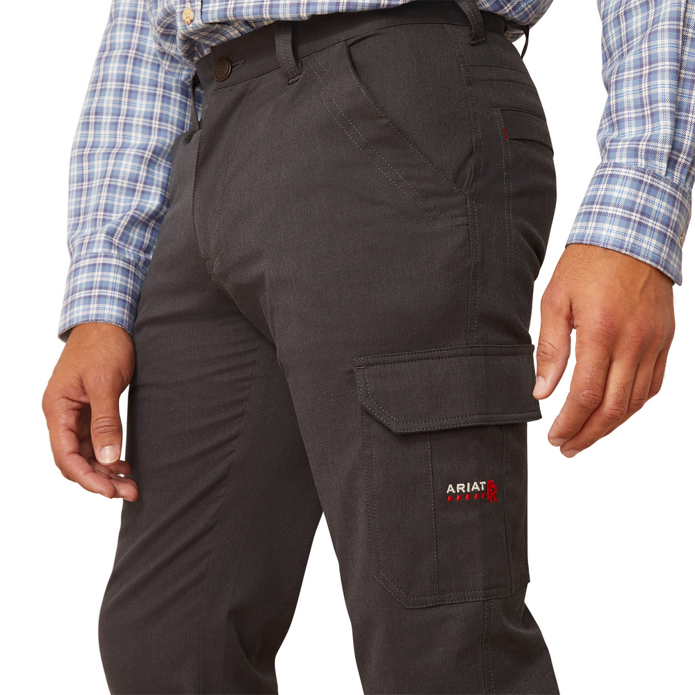 Fr M7 Slim  Duralight Stretch Ripstop Straight Pant - 010-Charcoal | Ariat 10048192
